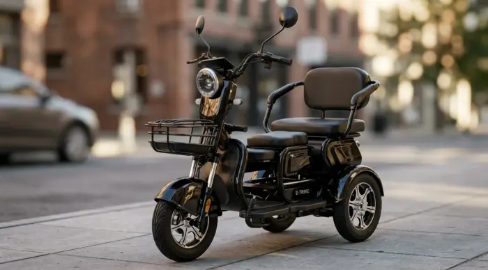 Triciclo elétrico 1000W da Hunters Motos